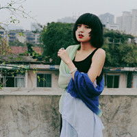 唯美意境女生头像等到天蓝再看海