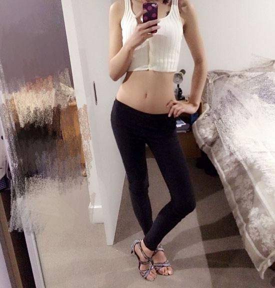 女生的马甲线才是真的恰到好处看着就是美