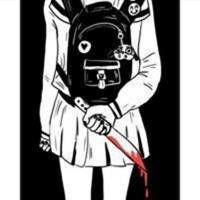 高冷霸气黑白女王范头像动漫背影