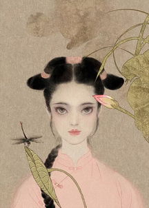 清华才女尧立,她把词牌名画成了美人,美得动人心弦