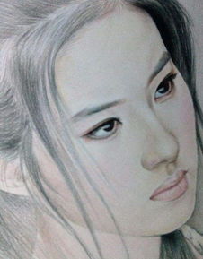 明星古装素描,赵丽颖刘亦菲不难认,说能告诉我最后两个是谁啊