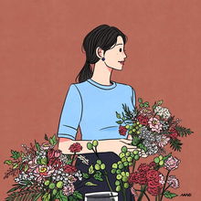 花艺师专属头像,你认真的样子真美