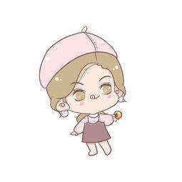 q版人物头像女生可爱杯子