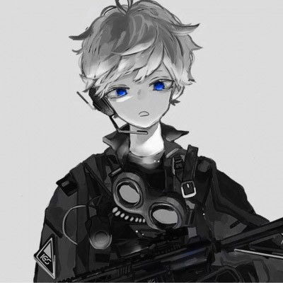 二次元异瞳邪魅男头像帅气妖孽红瞳动漫男头像,卡通头像图片