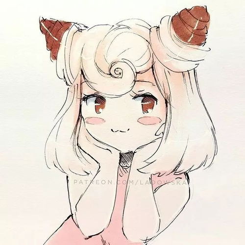 小清新的美少女漫画,拿去做头像吧