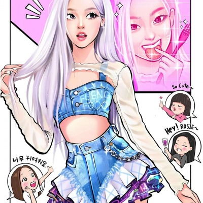 少女插画头像粉墨姐妹手绘头像卡通动漫头像我要个性网