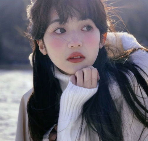 冬日氛围感爆棚的女生真人头像
