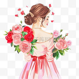 手绘玫瑰花图片手绘玫瑰花图片素材免费下载千库网