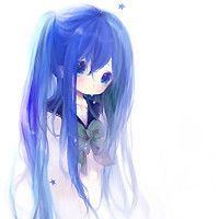 手绘女生qq头像