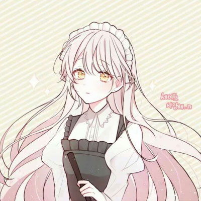 可爱唯美动漫女生头像长发漂亮的二次元女孩图片
