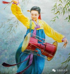 高清组图看看朝鲜油画中的美女美不美