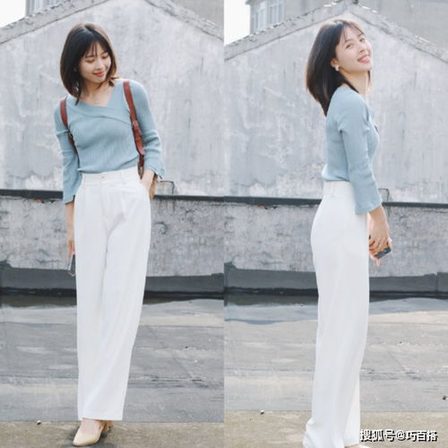 优雅女人必须要有白色裤子,学着穿,美感可以翻倍