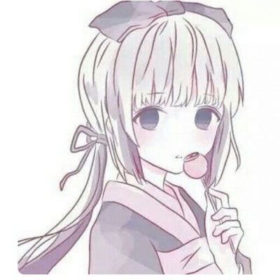 手绘00后可爱女生头像