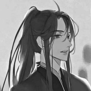 黑暗丧系动漫男头像特别丧的黑白男头像