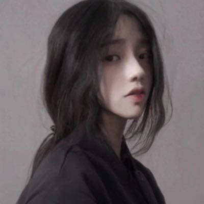 真人侧脸头像女长发侧脸回眸长发女头像图片