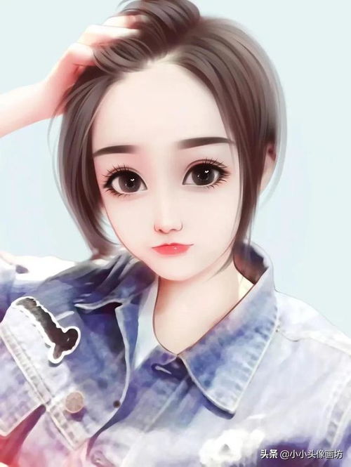 你的头像该换了,最美女生芭比娃娃真人漫画头像,减龄又好看