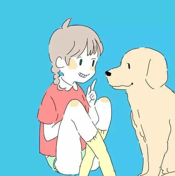 手绘插画小清新头像女女生