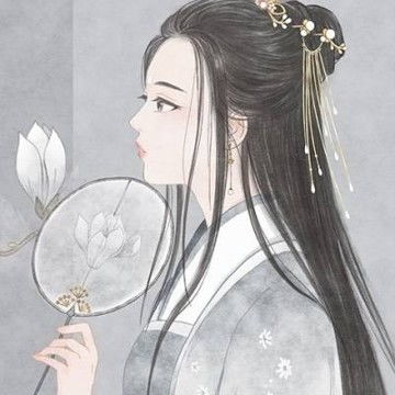 超仙气女生动漫头像拿扇子红衣古装仙气美女头像,古风头像图片