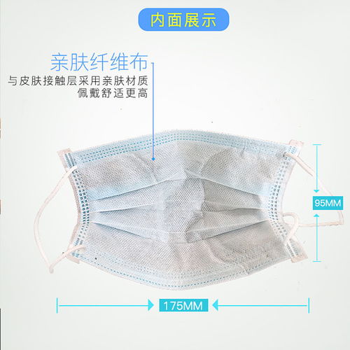 医用口罩一次性口罩男女医用熔喷布口罩无菌灭菌三层口罩病菌20只