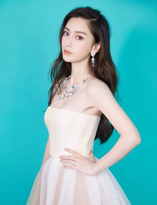 组图angelababy空降商场引围观公主风抹胸纱裙甜美似少女