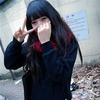 姑娘最擅长的事情是逞强韩系清新淡雅的阿宝色女生头像