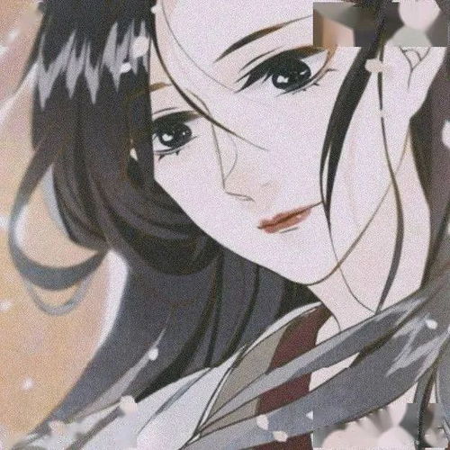 古风头像手绘男头女头故里又逢春,江南又烟雨