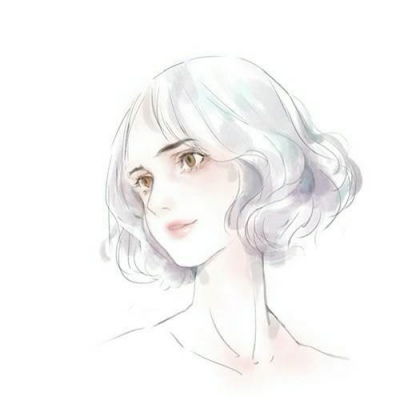 动漫头像女全身手绘