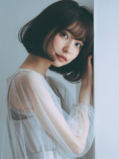 ai绘制性感唯美的美少女图集40清新脱俗温柔大方