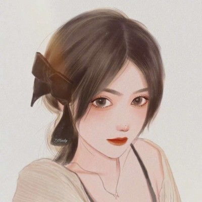 可盐可甜的手绘女生头像