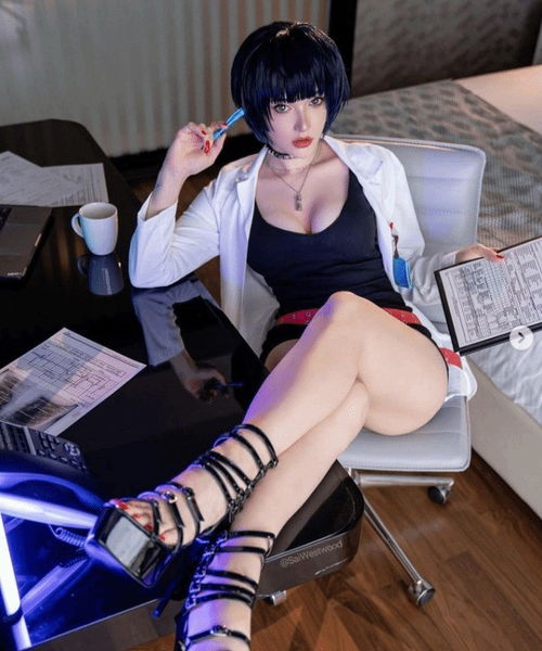 乌克兰美女cos艾尔登法环玛莉卡性感火辣气质佳
