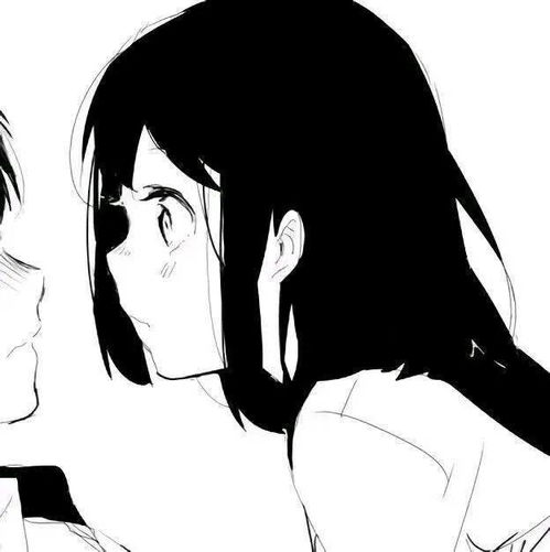 黑白漫画风动漫情头值得保存