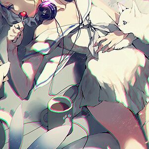 插画动漫二次元头像萌系女