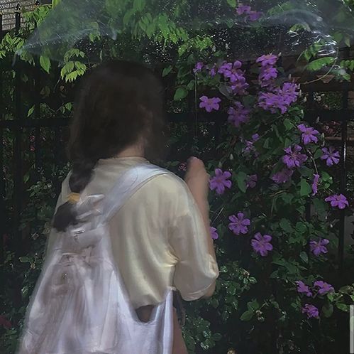 ins超火背影女头