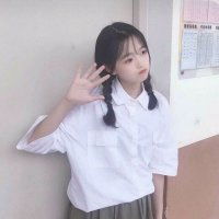 女生头像有阳光的真人青春