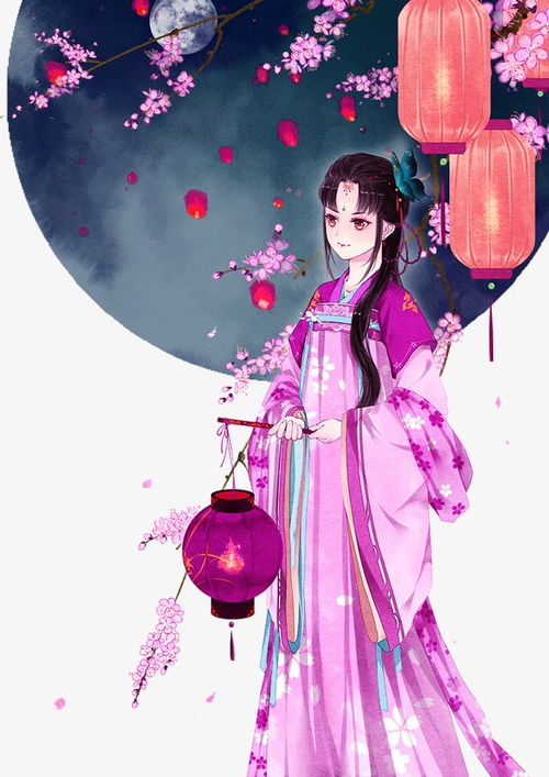 彩绘美女素材图片免费下载高清卡通手绘psd千库网图片编号4615127