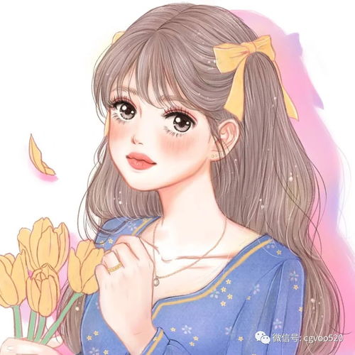 美韩国神仙姐姐笔下的少女们,每一张都像是她的自画像