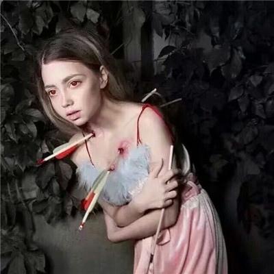 2019万圣节女生恐怖头像搞怪吓人的女生万圣节头像