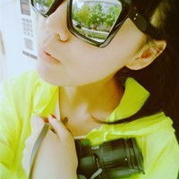 戴墨镜的女生头像