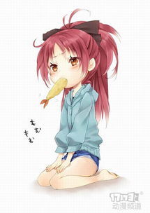 我想要一些吃货少女的卡通图片