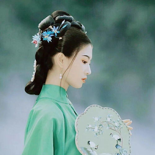唯美意境古风女生头像晓阴无赖似穷秋淡烟流水画屏幽