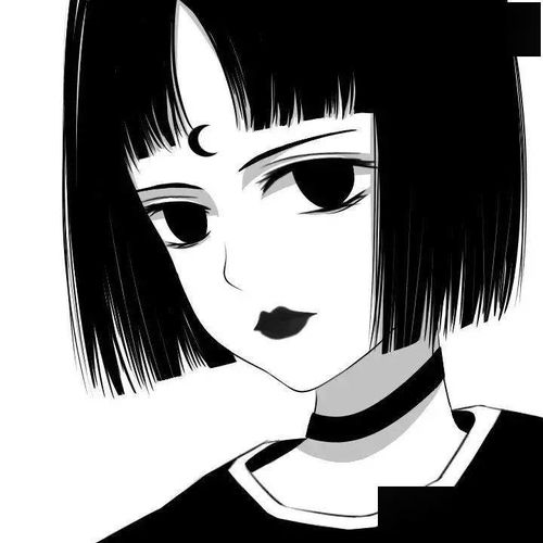 猫女头像女生专用白色手办