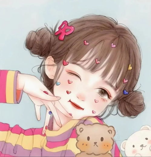 仙气飘飘女生头像卡通邹悦