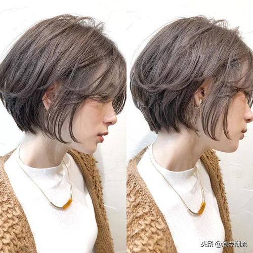 柔美的短发发型,灵动的美吸引着无数美女