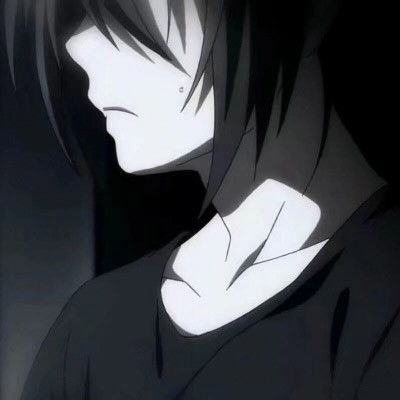 男生动漫孤独黑暗头像二次元黑化压抑男生头像