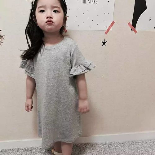 将来生女儿的穿搭范本韩国时尚小女孩可爱得太犯规