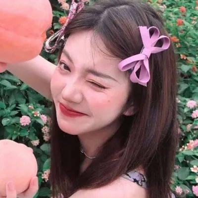 真人头像可爱女生头像