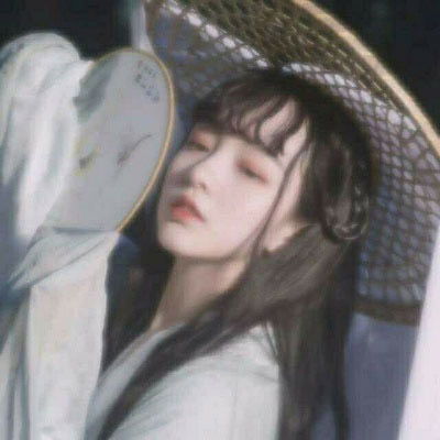古风头像女唯美淡雅仙气十足的白衣古风女子图片