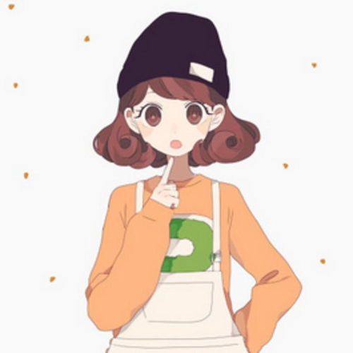 父女卡通头像有爱暖心