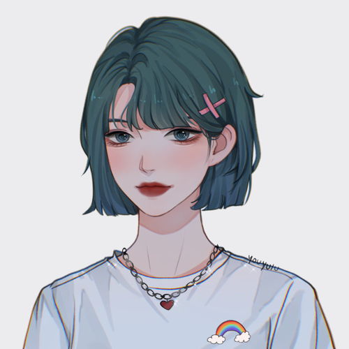 超美手绘头像,男女头像情侣头像