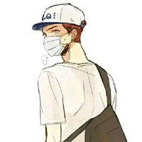 防毒口罩漫画男头像微信头像图片大全